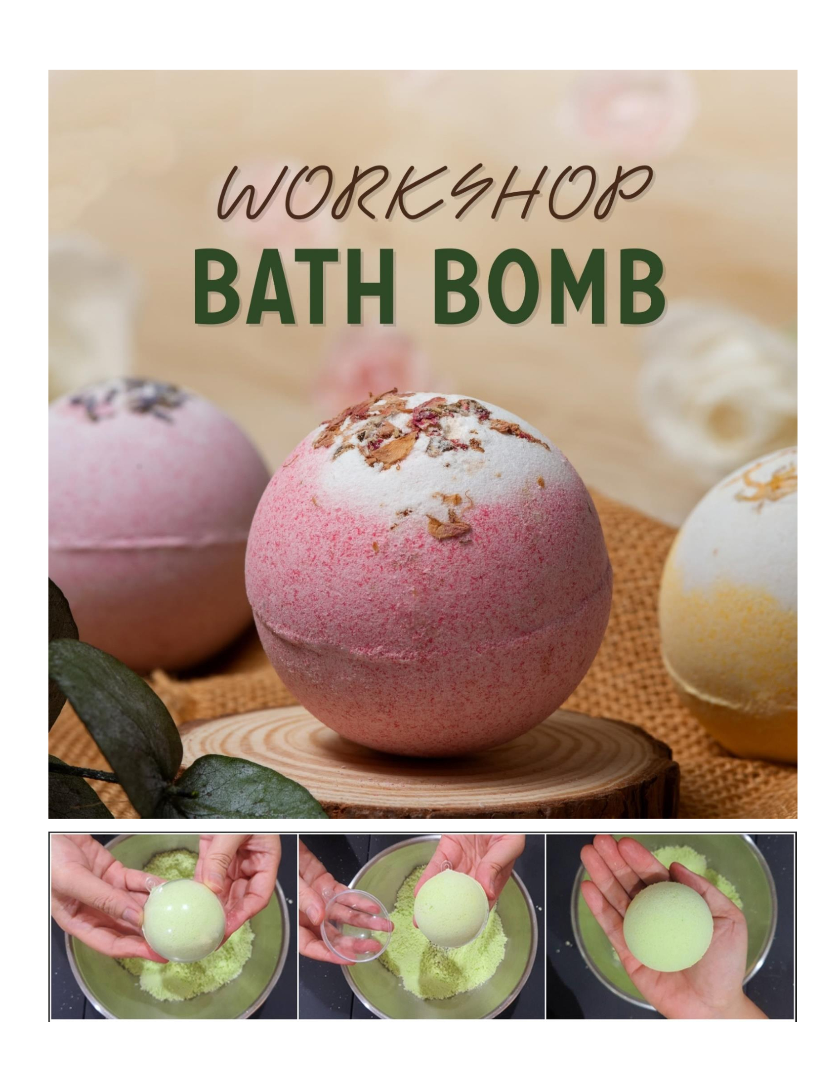 สอนทำ Bath Bomb และ สานปลาตะเพียน ณ บ้านเบญจรงค์ ดุสิต กรุงเทพฯ